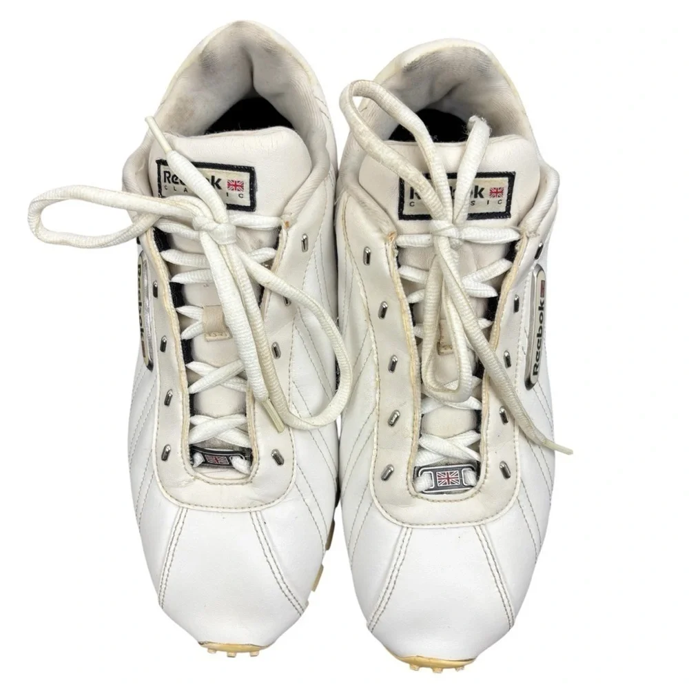 Vintage Reebok  Classic 412 Women's Leather Sneakers White Size 8